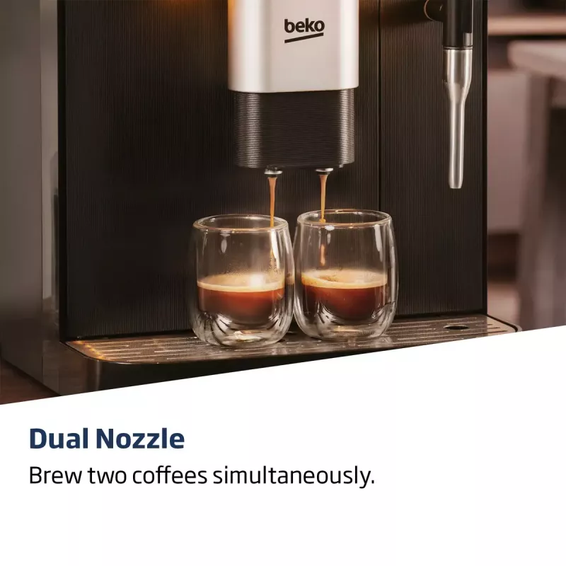 Beko CEG7302B CaffeExperto automātiskais espresso automāts ar tvaika uzgali