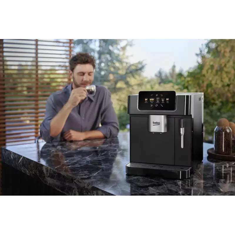 Beko CEG7302B CaffeExperto automātiskais espresso automāts ar tvaika uzgali