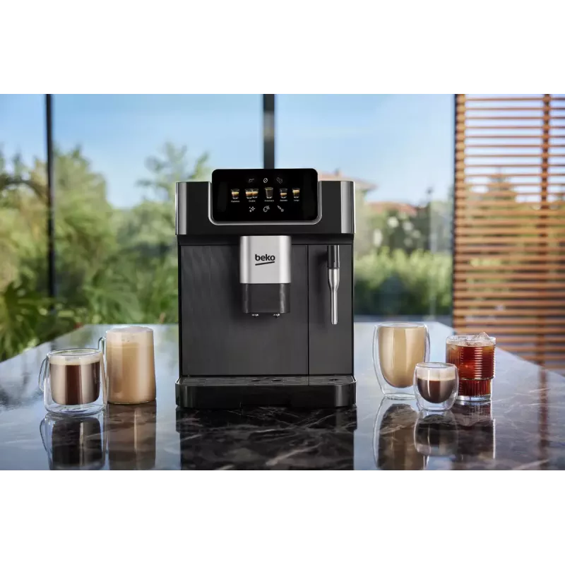 Beko CEG7302B CaffeExperto automātiskais espresso automāts ar tvaika uzgali