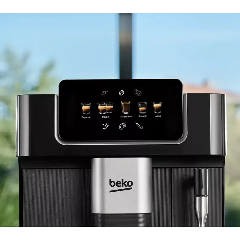 Beko CEG7302B CaffeExperto automātiskais espresso automāts ar tvaika uzgali
