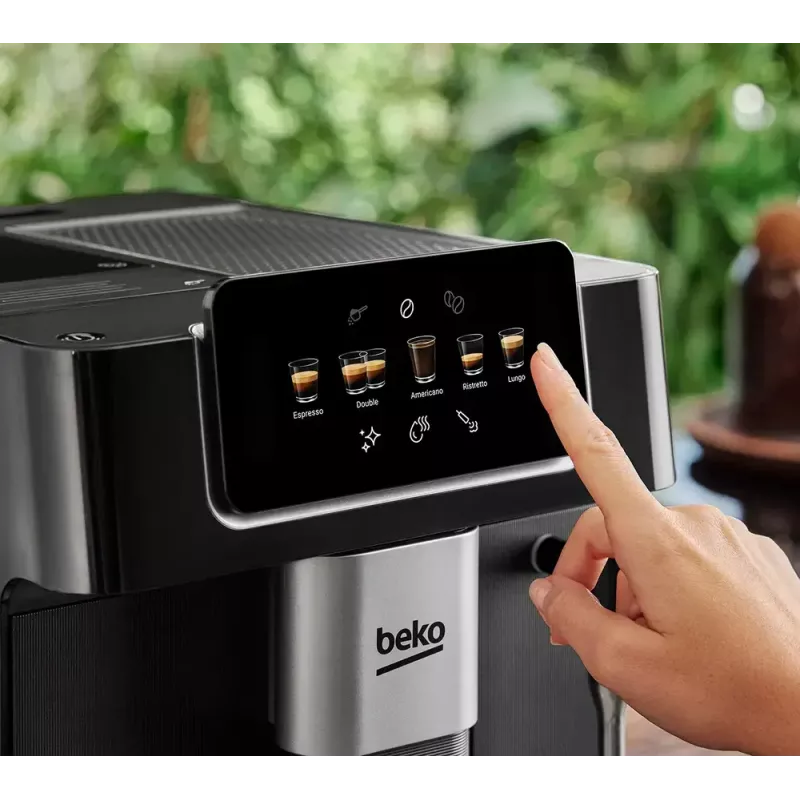 Beko CEG7302B CaffeExperto automātiskais espresso automāts ar tvaika uzgali