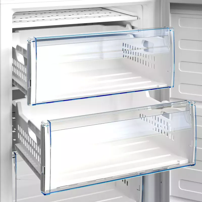 Vertikālā saldētava Beko RFSA240M41WN — 215 L, balta, Ātrā sasaldēšana, reversīvas durvis