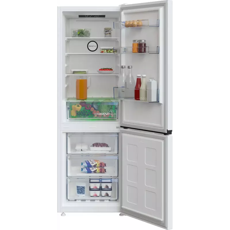 Beko B3RCNA344HW1 ledusskapis ar saldētavu Brīvstāvošs 301 L Balts