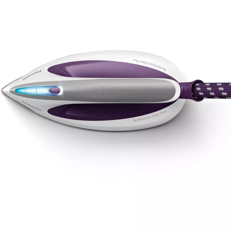 Tvaika gludināšanas stacija Philips GC9660/30 — 1,8 L ūdens tvertne, 7,5 bāru spiediens, 520 g/min tvaika pastiprinājums, T-ionicGlide zole