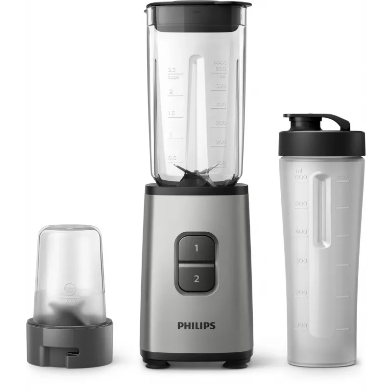 Philips Daily Collection HR2604/80 blenderis, 1 L, galda blenderis, 350 W, melns, nerūsējošais tērauds