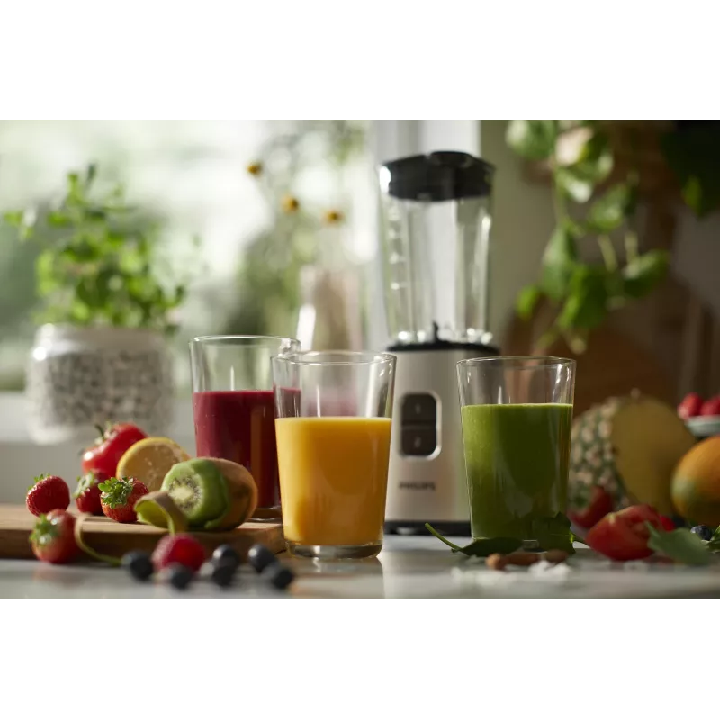 Philips Daily Collection HR2604/80 blenderis, 1 L, galda blenderis, 350 W, melns, nerūsējošais tērauds