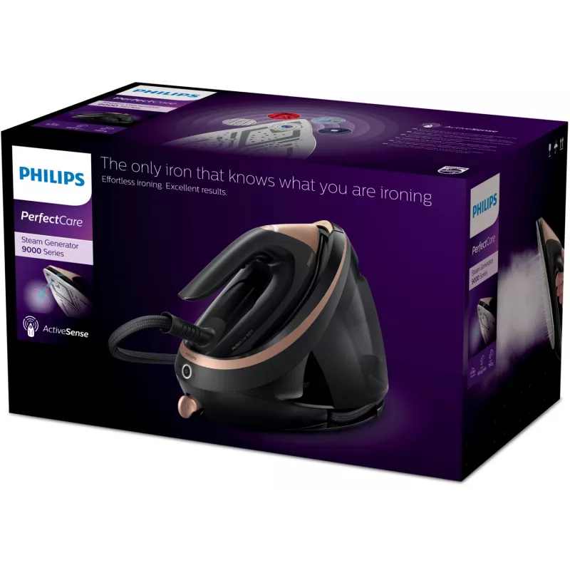 Philips PSG9040/80 tvaika gludināšanas stacija 3100 W 1,8 L SteamGlide Elite zole Melna