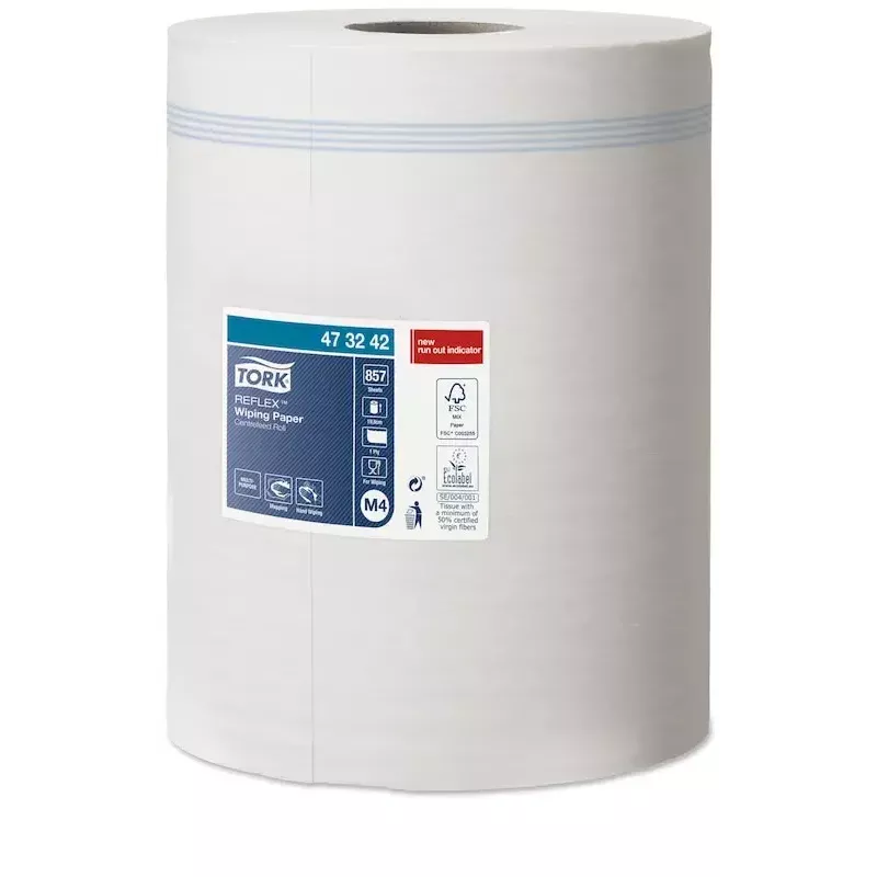 Papīra dvieļi Tork 473242 857 loksnes Balti 300 m