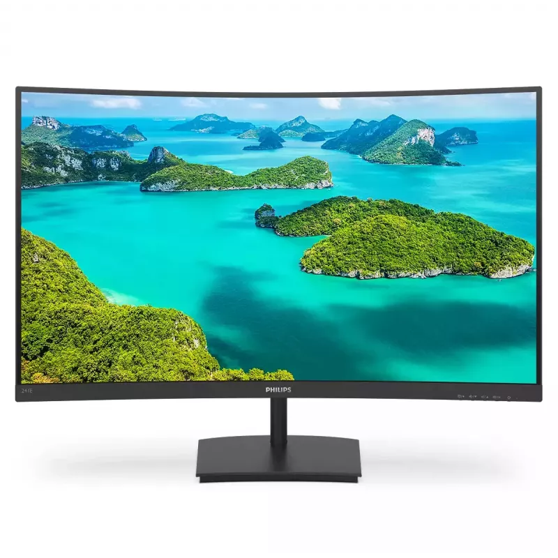 Philips E Line 241E1SCA/00 datora monitors 59,9 cm (23,6 collas) 1920 x 1080 pikseļi Full HD LCD melns