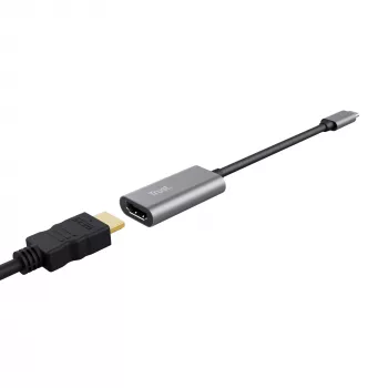 Trust Dalyx USB grafiskais adapteris Pelēks