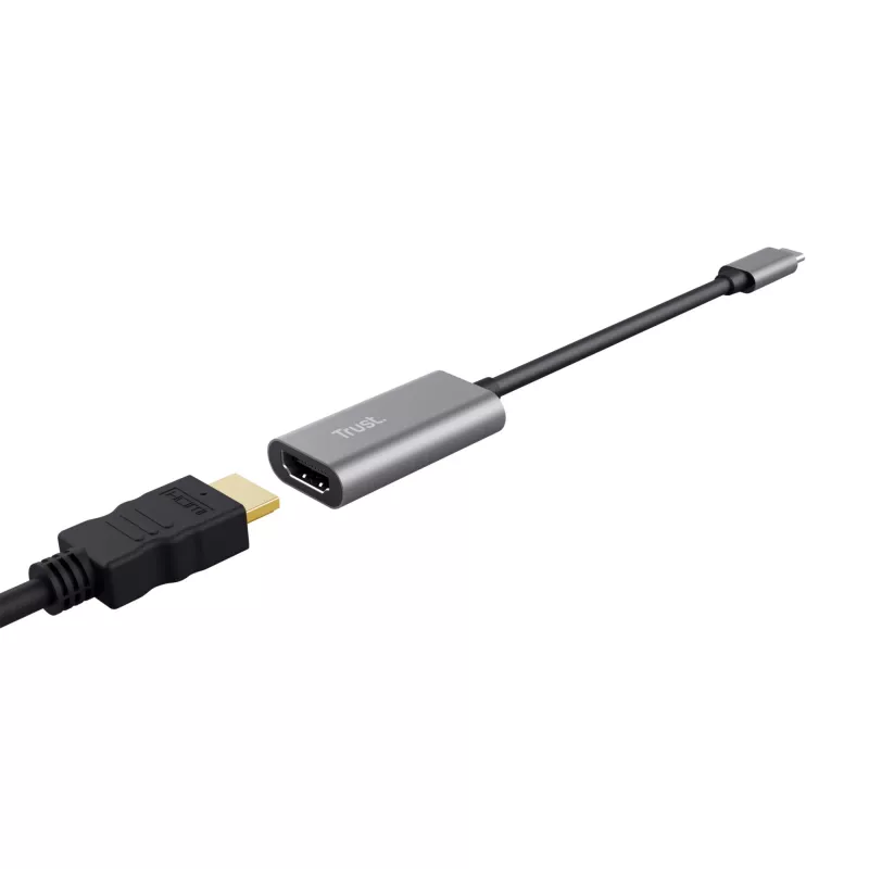 Trust Dalyx USB grafiskais adapteris Pelēks