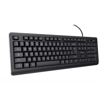 Trust TK-150 klaviatūra Universāla USB QWERTY Melna