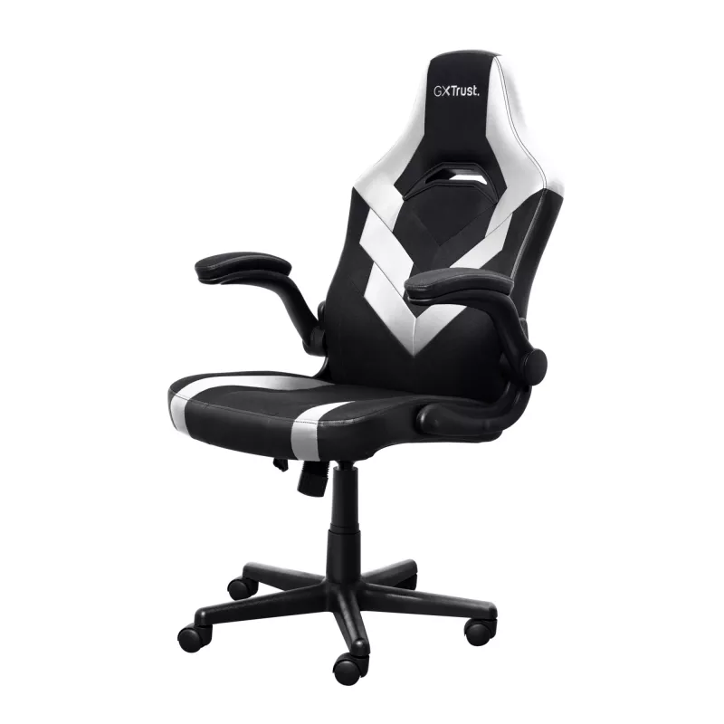 Universāla spēļu krēsls Trust GXT 703W RIYE melns balts 140 kg