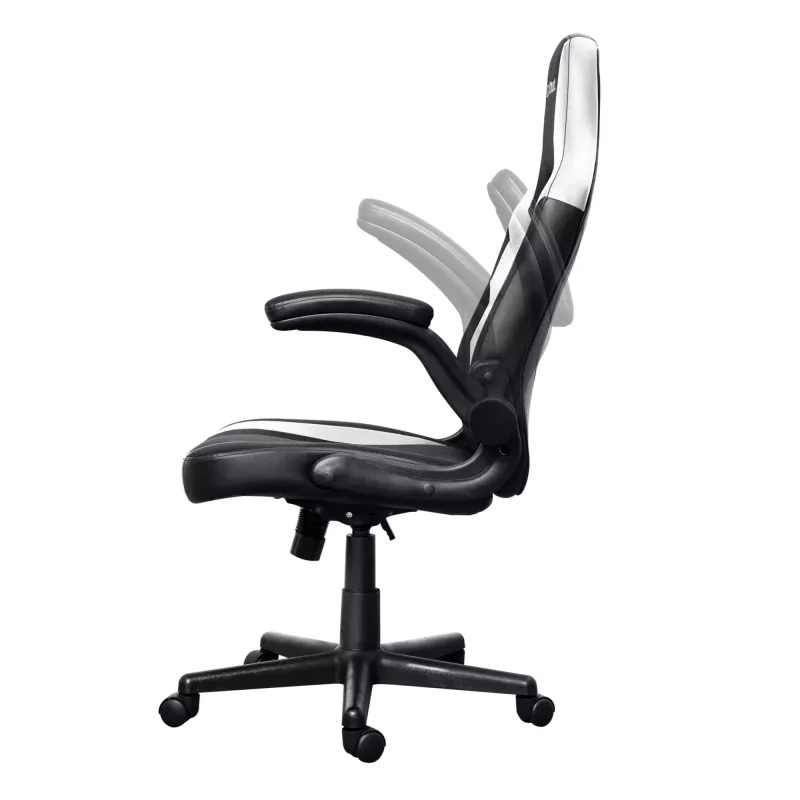 Universāla spēļu krēsls Trust GXT 703W RIYE melns balts 140 kg