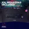 Galds Trust GXT 710 Luminus Pro Melns Taisnstūra ABS/PC 1200x600x740mm