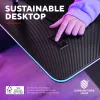 Galds Trust GXT 710 Luminus Pro Melns Taisnstūra ABS/PC 1200x600x740mm