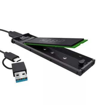 SSD korpuss TRUST 25806 Melns M.2, viena diska, līdz 4 TB, USB Type-C 10 Gbit/s (USB 3.2 Gen 2)