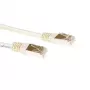 ACT Ivory 3 meter F/UTP CAT5E komutācijas kabelis ar RJ45 savienotājiem