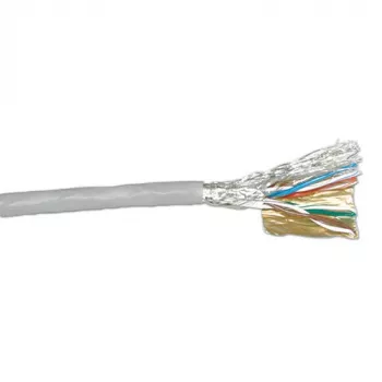 komutācijas kabelis ACT CAT6 S/FTP PVC Stranded pelēka 305 m
