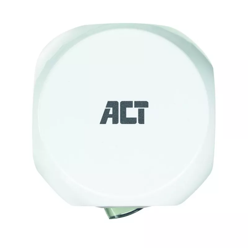Strāvas sadales bloks ACT AC2430 — 3× F tipa maiņstrāvas rozetes, 230 V, 16 A, 1,5 m kabelis, balts
