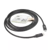 ACT USB4 20Gbps 240W USB Type-C kabelis 2m Melns USB-IF sertificēts