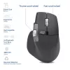 ACT AC5147 bezvadu lāzera pele — labās rokas, RF + Bluetooth, 4800 DPI, 6 pogas, pelēka