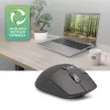 ACT AC5147 bezvadu lāzera pele — labās rokas, RF + Bluetooth, 4800 DPI, 6 pogas, pelēka