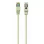 Tīkla kabelis Gembird PP22-2M Cat5e 2 m RJ-45 uz RJ-45 bēšs, apzeltīti kontakti
