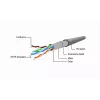 Tīkla kabelis GEMBIRD PP22-20M Cat5e 20 m RJ-45–RJ-45 bēšs, kontaktdakšas ar zelta pārklājumu