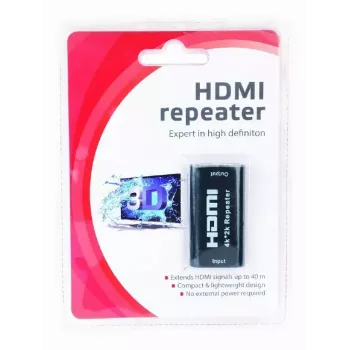 Tilta atkārtotājs GEMBIRD DRP-HDMI-02 vadu HDMI atkārtotājs, līdz 3000 Mbit/s, 51×28×13 mm, 20 g