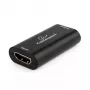 Tilta atkārtotājs GEMBIRD DRP-HDMI-02 vadu HDMI atkārtotājs, līdz 3000 Mbit/s, 51×28×13 mm, 20 g