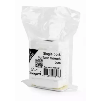 PoE adapteris Gembird NCAC-1F5E-01 Cat5e kabeļiem, balts