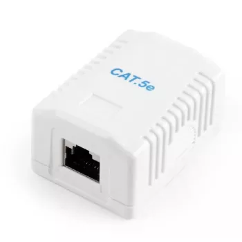 PoE adapteris Gembird NCAC-1F5E-01 Cat5e kabeļiem, balts