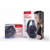 Vadu un bezvadu austiņas GEMBIRD BHP-LED-01, supra-aural, galvas lente, melnas, 0,3 m kabelis, 150 g