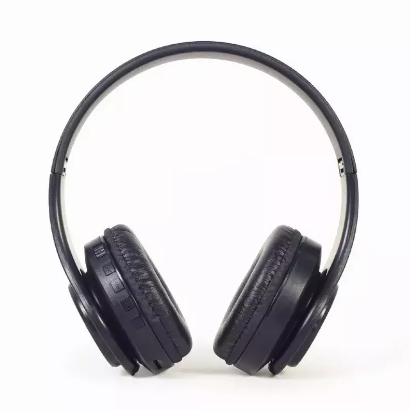 Vadu un bezvadu austiņas GEMBIRD BHP-LED-01, supra-aural, galvas lente, melnas, 0,3 m kabelis, 150 g
