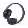 Vadu un bezvadu austiņas GEMBIRD BHP-LED-01, supra-aural, galvas lente, melnas, 0,3 m kabelis, 150 g