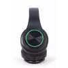 Vadu un bezvadu austiņas GEMBIRD BHP-LED-01, supra-aural, galvas lente, melnas, 0,3 m kabelis, 150 g