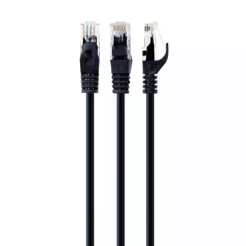 Tīkla kabelis Gembird PP6U-1.5M/BK RJ-45 Cat6 1,5 m Melns