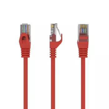 Tīkla kabelis Gembird PP6U-1.5M/R RJ-45 Cat6 1.5m sarkans