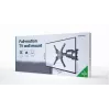 TV sienas stiprinājums Gembird WM-60ST-01 32–60 collu televizoriem, VESA 100x100–400x400, līdz 36,4 kg, noliekšana -2°–10°, attālums no sienas 4,2–45,2 cm, melns