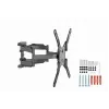 TV sienas stiprinājums Gembird WM-60ST-01 32–60 collu televizoriem, VESA 100x100–400x400, līdz 36,4 kg, noliekšana -2°–10°, attālums no sienas 4,2–45,2 cm, melns