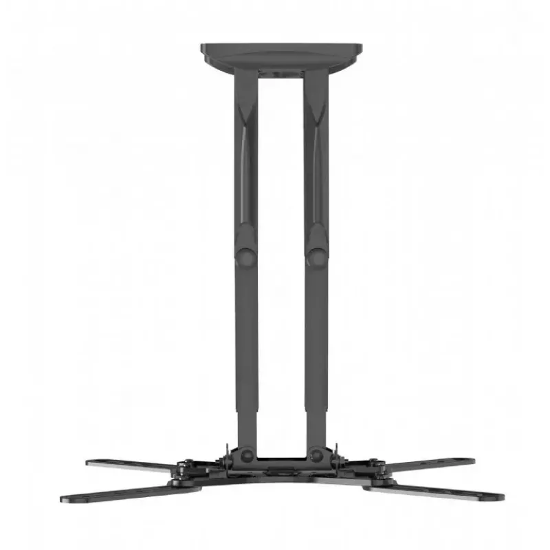 TV sienas stiprinājums Gembird WM-60ST-01 32–60 collu televizoriem, VESA 100x100–400x400, līdz 36,4 kg, noliekšana -2°–10°, attālums no sienas 4,2–45,2 cm, melns