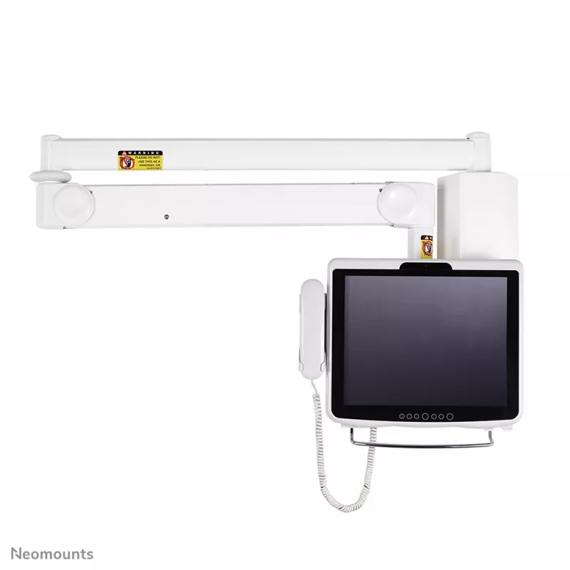 Neomounts FPMA-HAW100HC Medicīnas monitora kronšteins pie sienas 10-32 collas - h 0-170 cm - gāzes atspere
