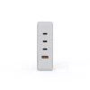 Pārnēsājams 140 W GaN ceļojumu lādētājs Xtorm XVC2140 ar 3 × USB-C PD pieslēgvietām un 2 m USB‑C kabeli, balts