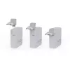 Pārnēsājams 140 W GaN ceļojumu lādētājs Xtorm XVC2140 ar 3 × USB-C PD pieslēgvietām un 2 m USB‑C kabeli, balts
