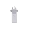 Pārnēsājams 140 W GaN ceļojumu lādētājs Xtorm XVC2140 ar 3 × USB-C PD pieslēgvietām un 2 m USB‑C kabeli, balts