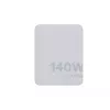 Pārnēsājams 140 W GaN ceļojumu lādētājs Xtorm XVC2140 ar 3 × USB-C PD pieslēgvietām un 2 m USB‑C kabeli, balts