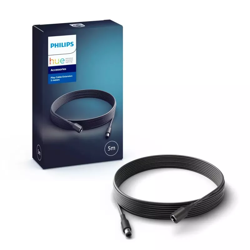 Pagarinātājs vads Philips Hue balta and colour ambience Play — 5000 mm, 110–240V