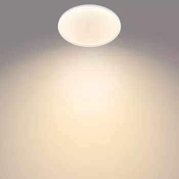 Philips Functional Super plāns griestu gaismeklis 15 W, LED, Nenomaināmas spuldzes, 2700 K, 1300 lm, IP20, Balts