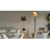 Halogēnā elektriskā telpas apsilde SUNRED Retro, 2100/900 W, iekštelpu grīdas lietošanai, apsilda līdz 17 m², melna/brūna